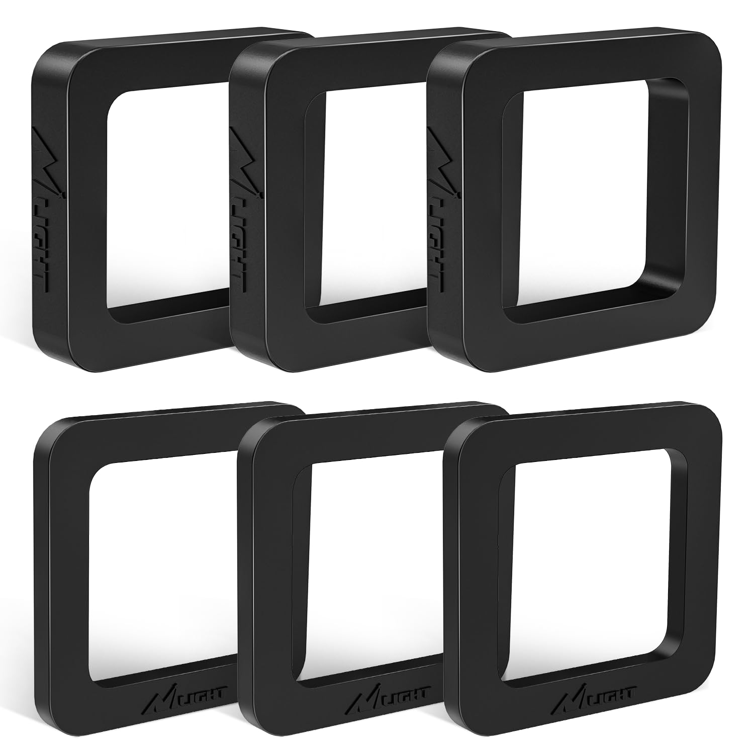 Nilight 6 Pack Multiple Size 2.5" Trailer Hitch Receiver Silencer Pad | Reduce Rattle and Noise Between Receivers and Tow Hitches Fits for 2.5" Trailer Hitch Receiver