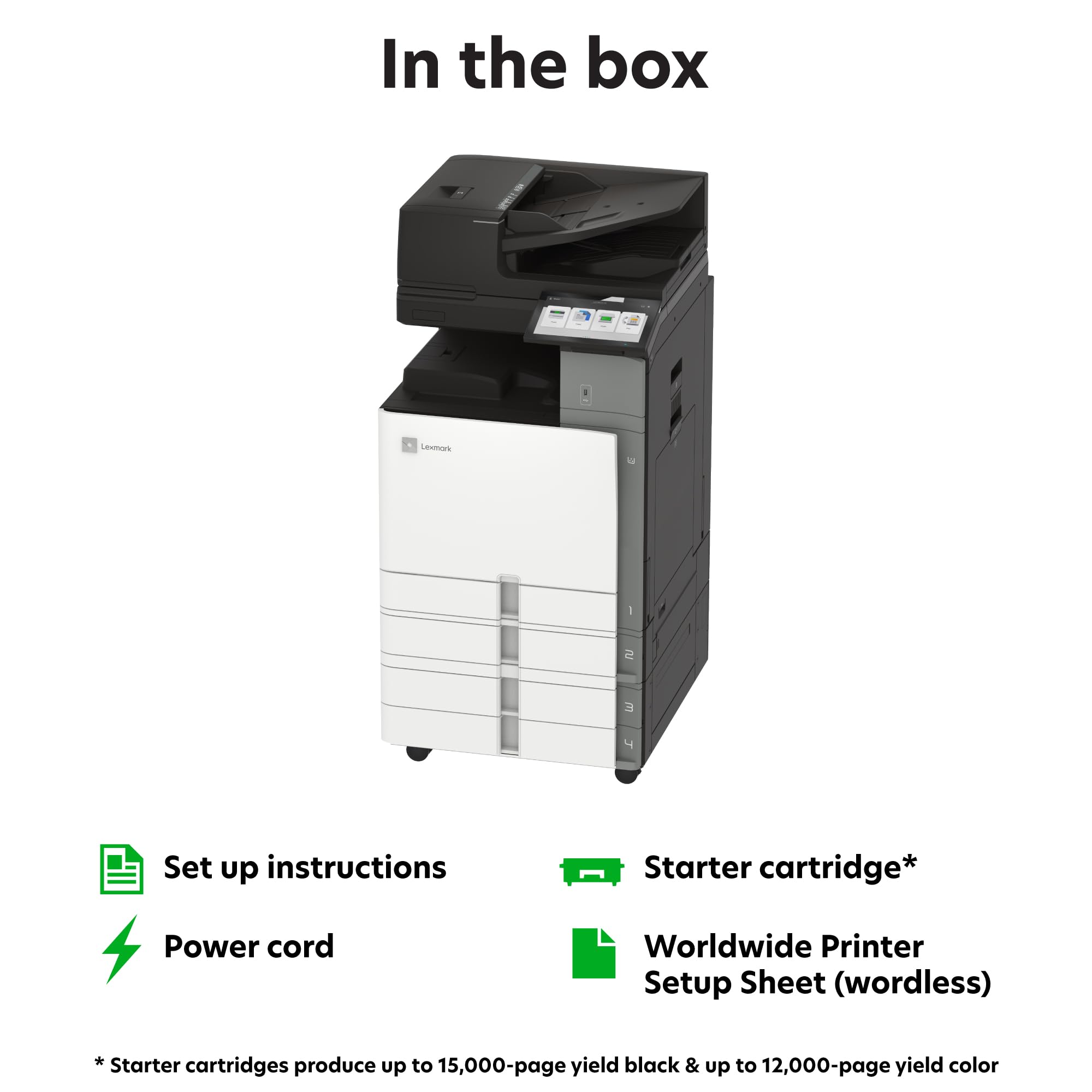 Amazon.com: Lexmark CX961tse Color A3 Multifunction Printer, You