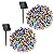 Toodour Solar Christmas Lights Outdoor, 2 Packs Total 144ft 400 LED Solar String Lights with 8 Mode, Outdoor Christmas String Light for Garden, Patio, Fence, Balcony, Xmas Tree Decor - Multicolor