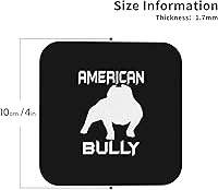 Vista 3 de American Bully - Posavasos absorbentes antiquemaduras, para comedor, cocina, oficina, 6