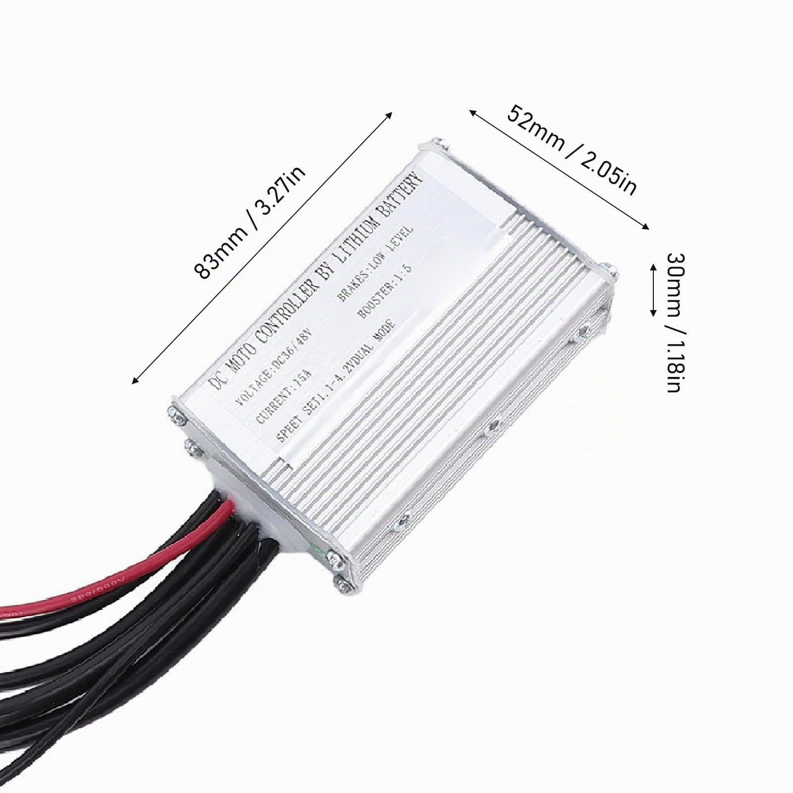 Kit Controller Scooter Elettrico, 36V 48V 250W 350W 15A Controller Motore Onda Sinusoidale con Display LCD S100 a Acceleratore a Pollice a Sensore di Potenza Assistito