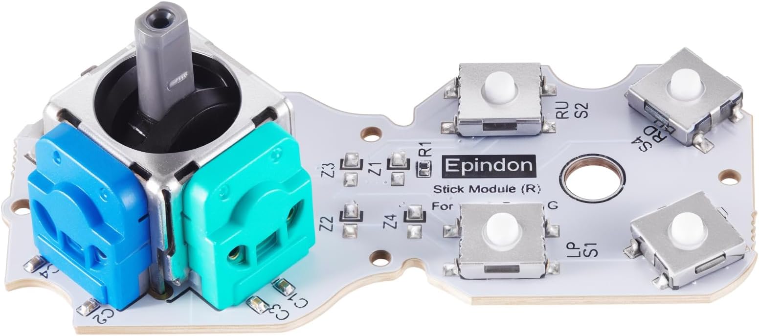 Epindon Hall Effect Stick Module with Tactile Switch for Victrix Pro BFG/BFG Reloaded Wireless Controllers (Both PS5 and Xbox Version) Conductive Rubber is NOT Required - Right Stick 80G