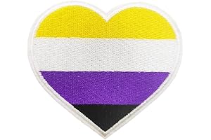 Pride Month Non-binary LGBT Pride Flag Embroidered Iron On Patch