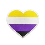 Pride Month Non-binary LGBT Pride Flag Embroidered Iron On Patch