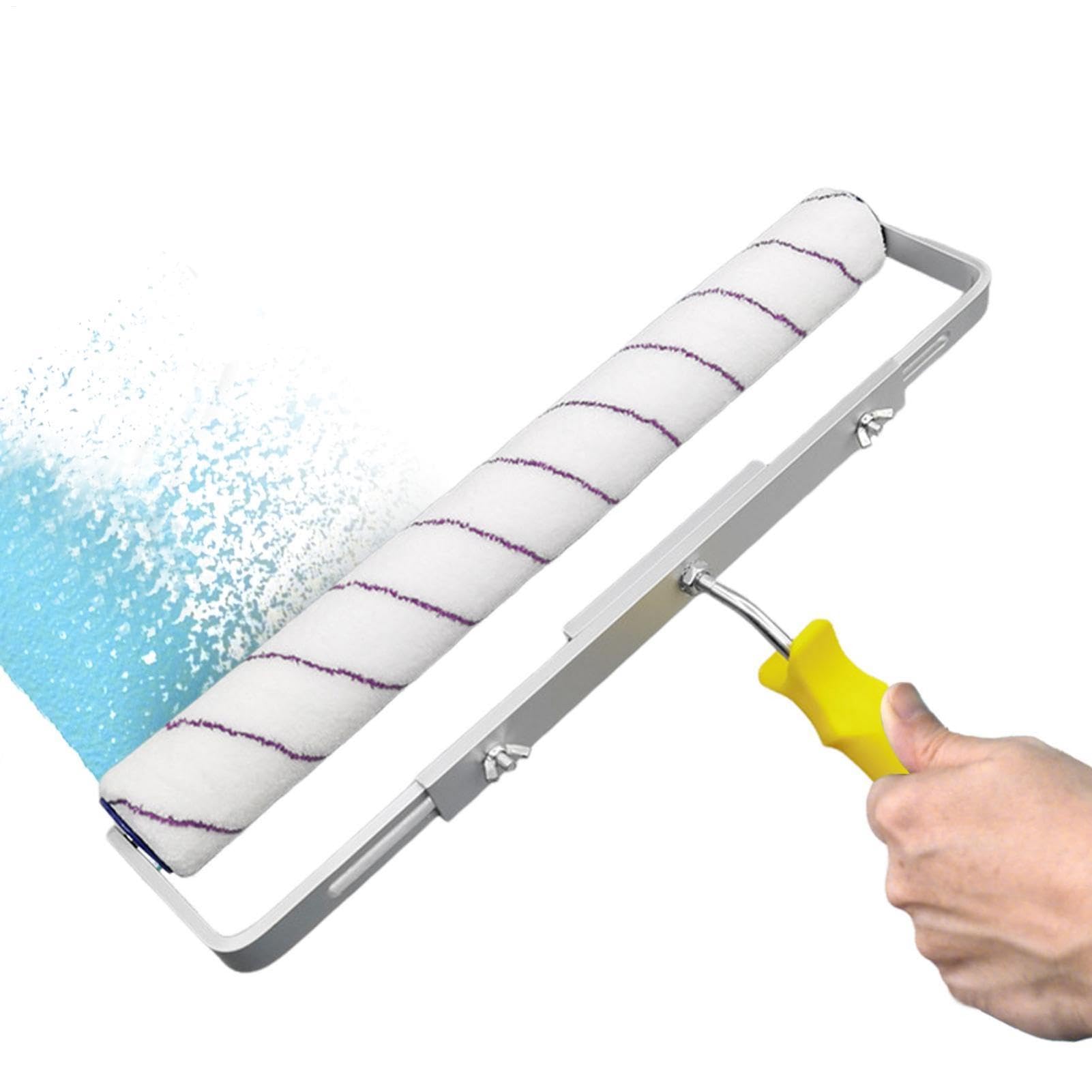 Set di rulli per pittura da 45,7 cm, senza cuciture, per pavimenti e soffitti, struttura leggera e stabile, ideale per progetti fai da te