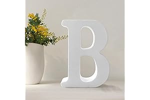 Decorative Wooden Monogram Wall Letters | 4.3 Inch Unfinished Wood Letters for...