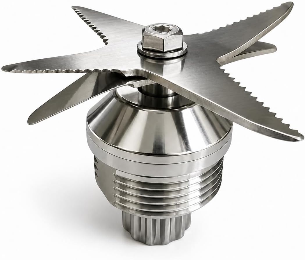 Wet Blade Assembly Compatible with Vitamix 5200, Stainless Steel 6-Blade