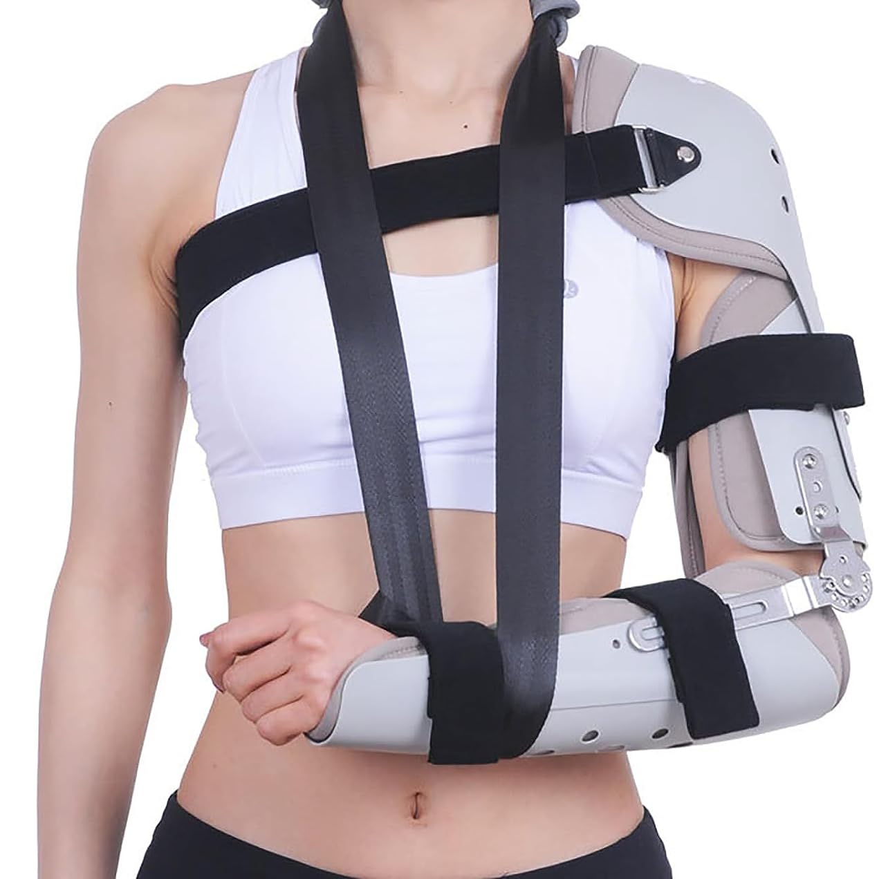 Immobilizzatore Del Gomito, Tutore Fisso Traspirante Regolabile Per Frattura Del Gomito, Angolo E Lunghezza Regolabili Per Alleviare Il Dolore Da Artrite, Supporto Per Il Recupero Delle Lesioni