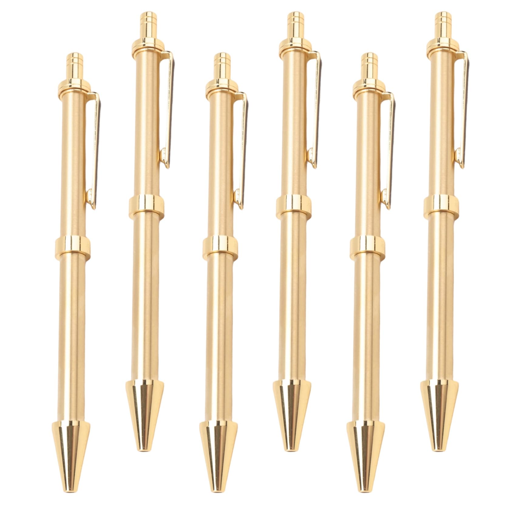 qimoi Retractable Pen Kit 8mm Click Pen Kit with Refills Lathe Turning Supplies for Pen Making Wood