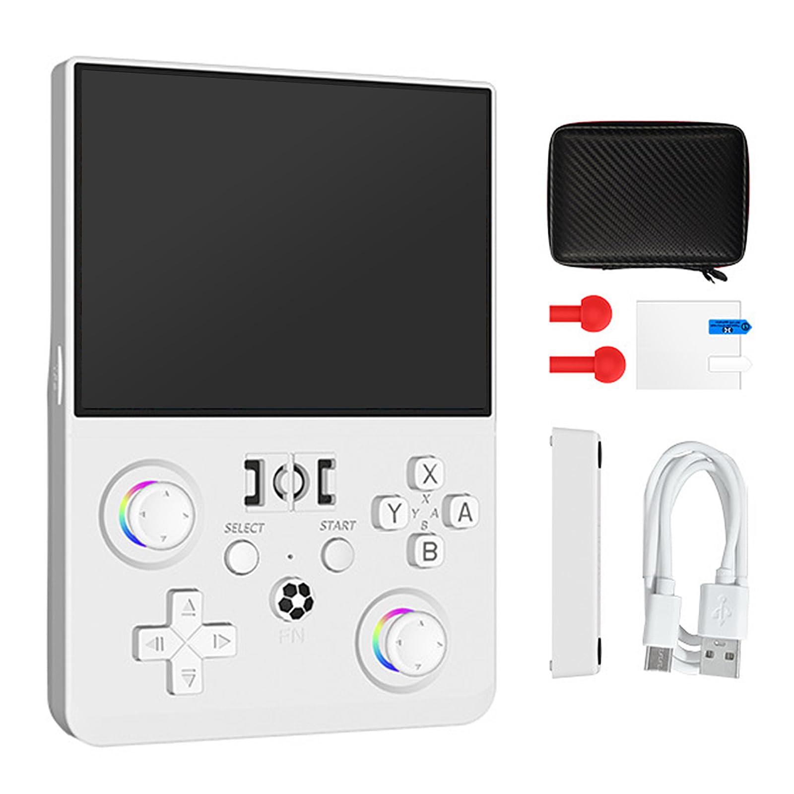 Console di Gioco Retro Portatile con Schermo IPS HD da 4,5 Pollici, Recherabile, con Batteria da 4000mAh, sstema Open Source, Perfetta per Viaggi, Ufficio e Passeggiate all'Aperto