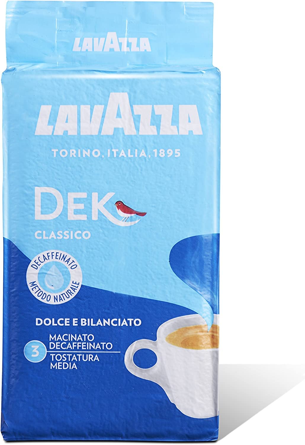 Lavazza Dek, Decaffeinato, Café Molido, 6x 250g