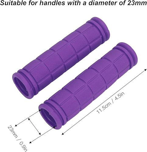 Miniatura 8 de VBESTLIFE Empuñaduras de mango, 1 par de empuñaduras de goma antideslizantes para BMX/Road Mountain Bikes()