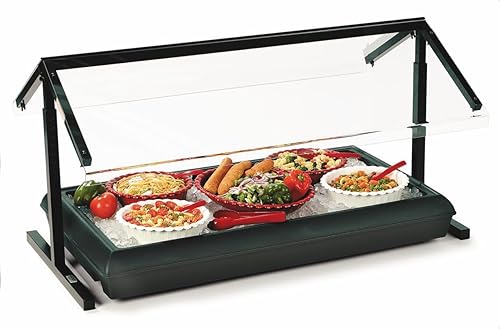Miniatura 2 de Carlisle mesa buffet portable de bar para servir ensalada, cinco estrellas, Negro, 1