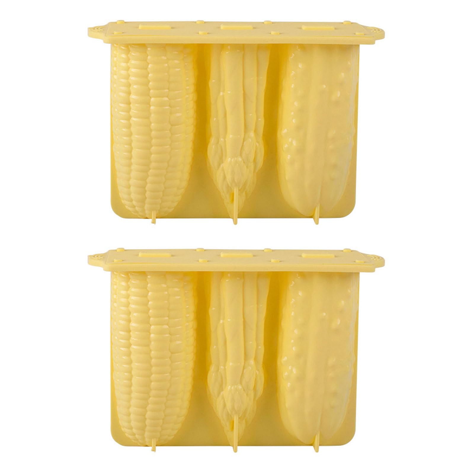 carotoe Vegetable Shape Silicone Mold Ices Stick Ices Cream Mold Tray Cubes Making Tool Cake Candy Candy Easy to Clean Cubes Tray Popsicles Maker Baking Cake