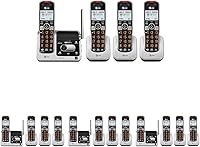 Vista 16 de AT&T BL102-2 DECT 6.0 - Juego de 2 teléfonos inalámbricos para el hogar con contestador