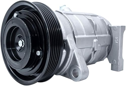 FKG Compresor de CA y embrague de A/C 5005440AA apto para Chrysler Town & Country 2001-2007 (3.3L, 3.8L), Dodge Grand Caravan 2001-2007 (3.3L,