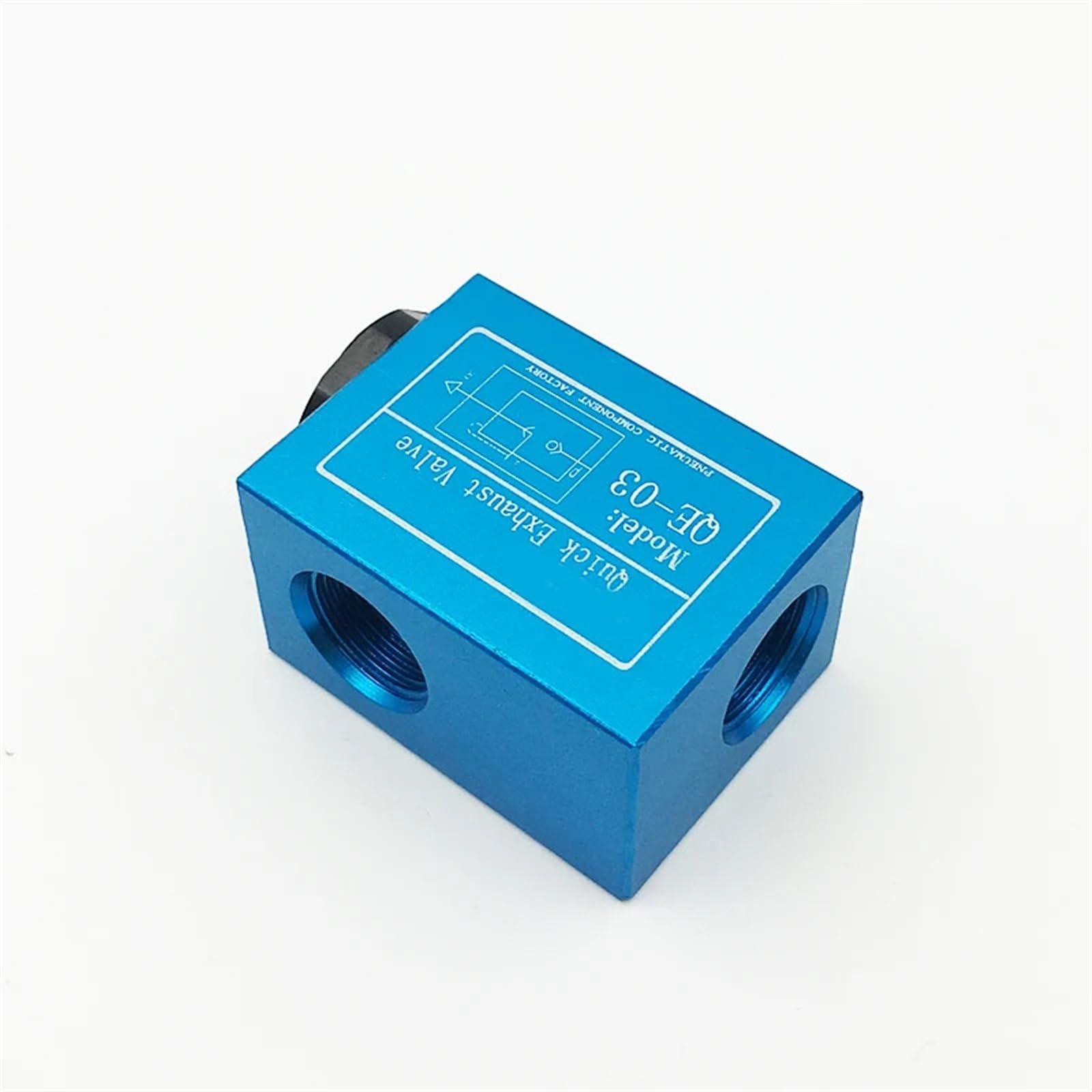 Válvula de escape rápido QE neumática de control rápido modelo QE-04