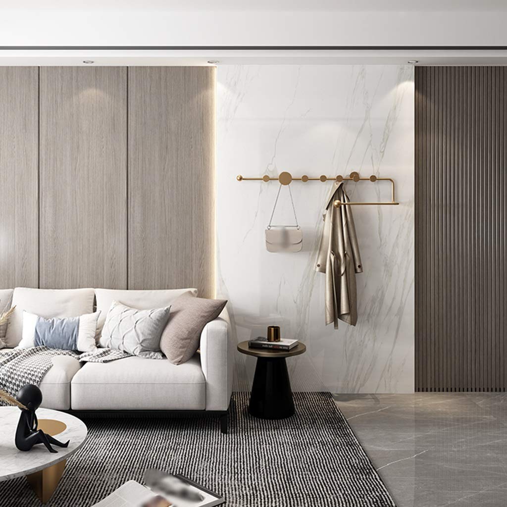 Percheros de Pared Perchero De Pared De Porche De Lujo Ligero, Colgador De Pared Creativo De Estilo Europeo, Gancho para Abrigo De Sombrero Moderno, Decoración De Pared De Estilo Simple