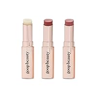 Vista 8 de Bálsamo labial goop Beauty Clean Tratamiento para labios secos Aceite de coco, extracto de granada y manteca de karité Libre de petróleo
