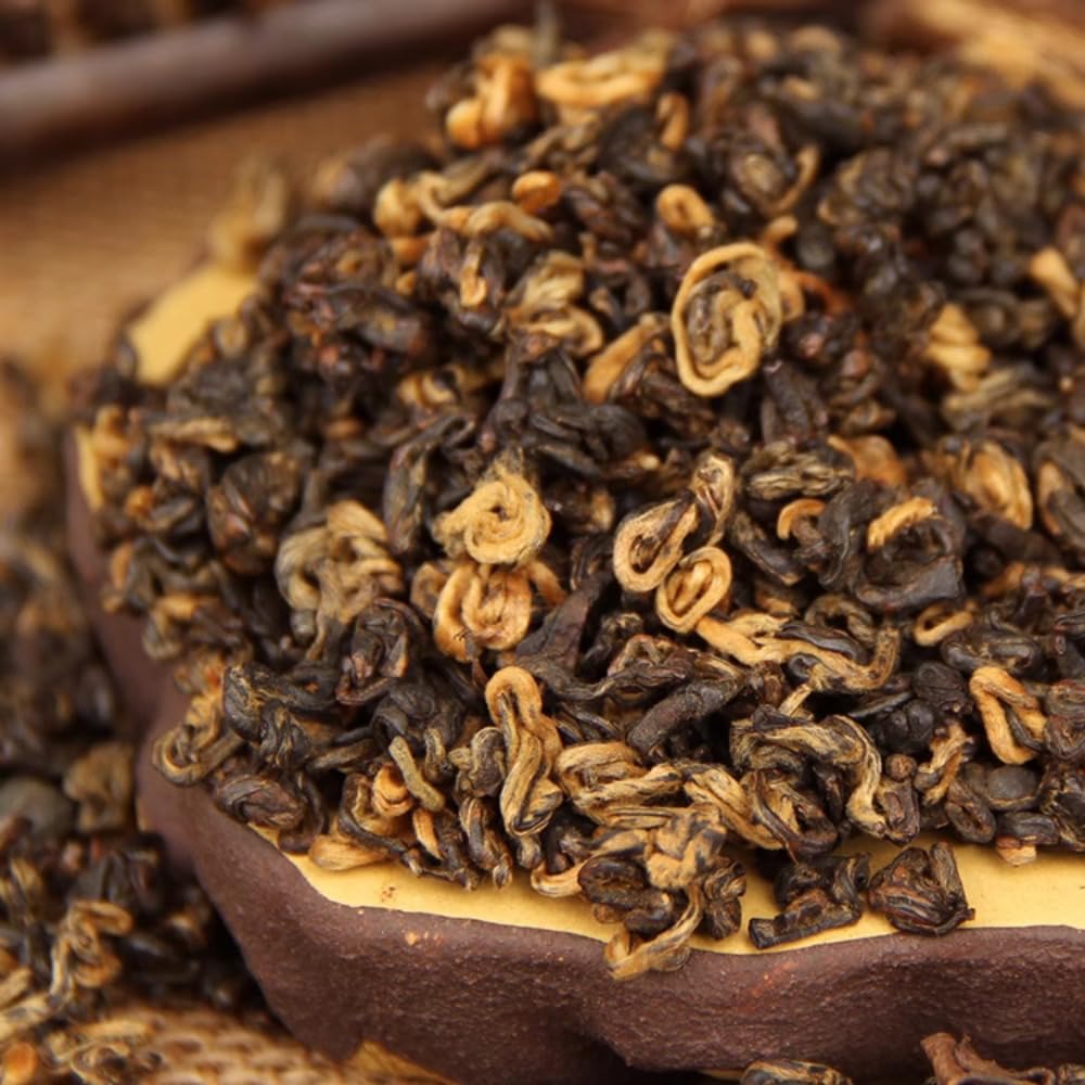 Premium Yunnan Wczesnowiosenna Czarna Herbata Miodowa Dianhong Pachnąca - Jinluo Luźna Herbata Liściasta 200g