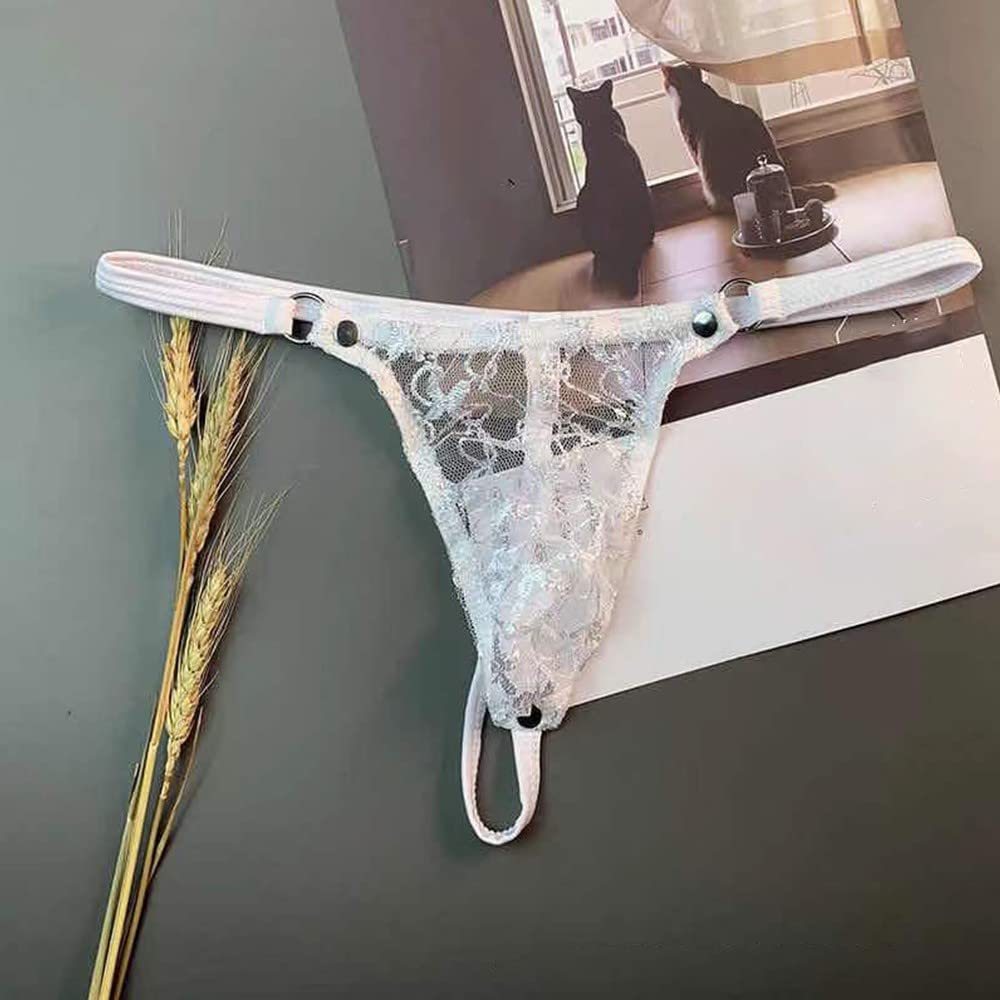 Intimo Trasparente Da Uomo Perizoma Lucido Setoso Intimo - Foto 2