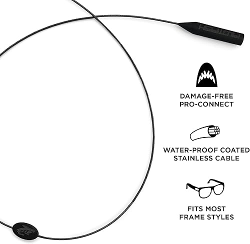 Miniatura 2 de Pilotfish Correa de gafas de sol con alambre, ajustable, sin cola, correas de gafas de sol para gafas, lentes, deportes