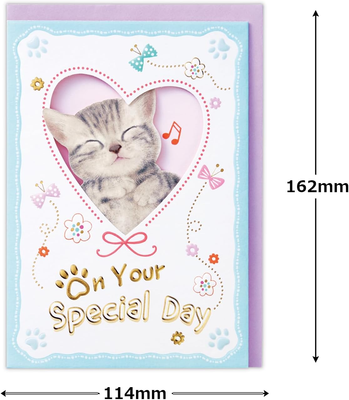 Hallmark Greeting Card Birthday Celebration Card American Shorthair 840259