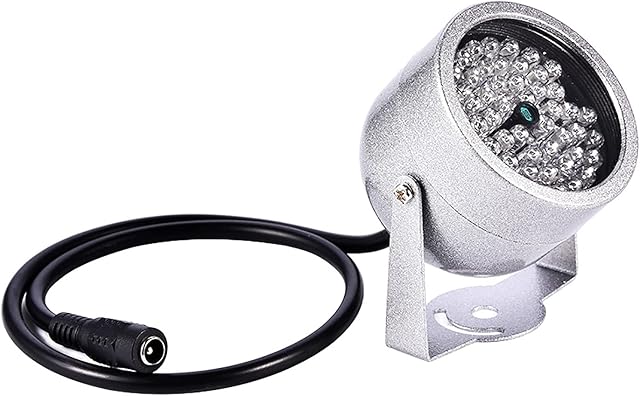 Ejoyous IR Illuminator, 48 LED IR Illuminator Security Lights Infrared Spotlight, Waterproof Infrared Night Vision Light CCTV Infrared Illuminator for Security CCTV Camera