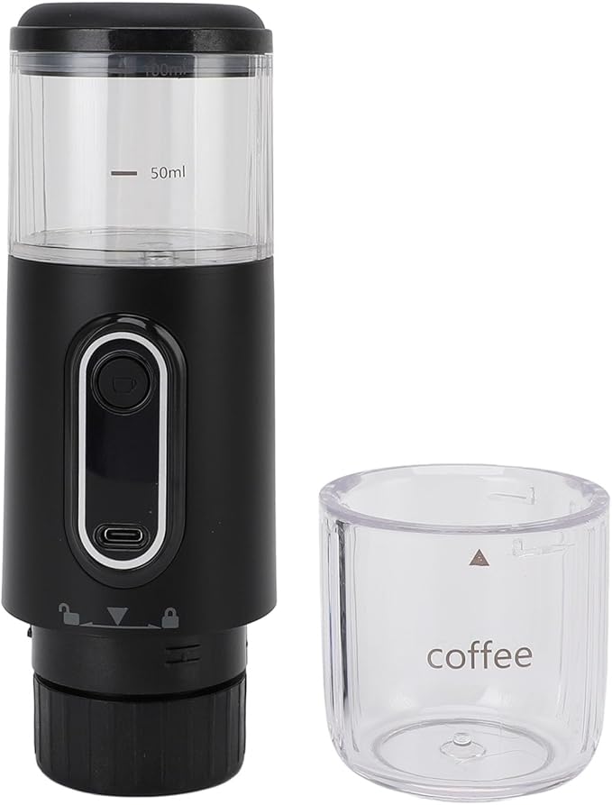 Cafetera Portátil Recargable con Cápsulas y Café Molido miniatura 2