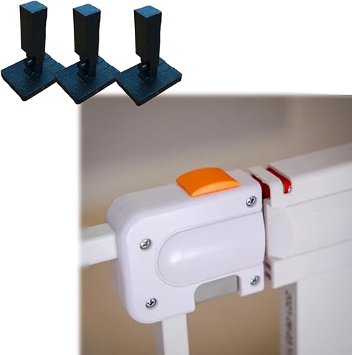 Interruptor de bloqueo superior de repuesto para seguridad 1 puerta fácil de instalar, pestillo deslizante de reparación compatible con puerta de