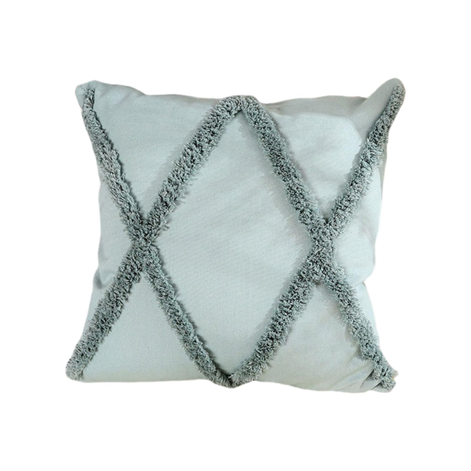 Buxuaaaa Women's G Colorful Embroidery Pillowcase Cushions Covers Soft Fabric Throw Pillow Case For Sofa And Bed Encasement Favorites Throw Pillowcase