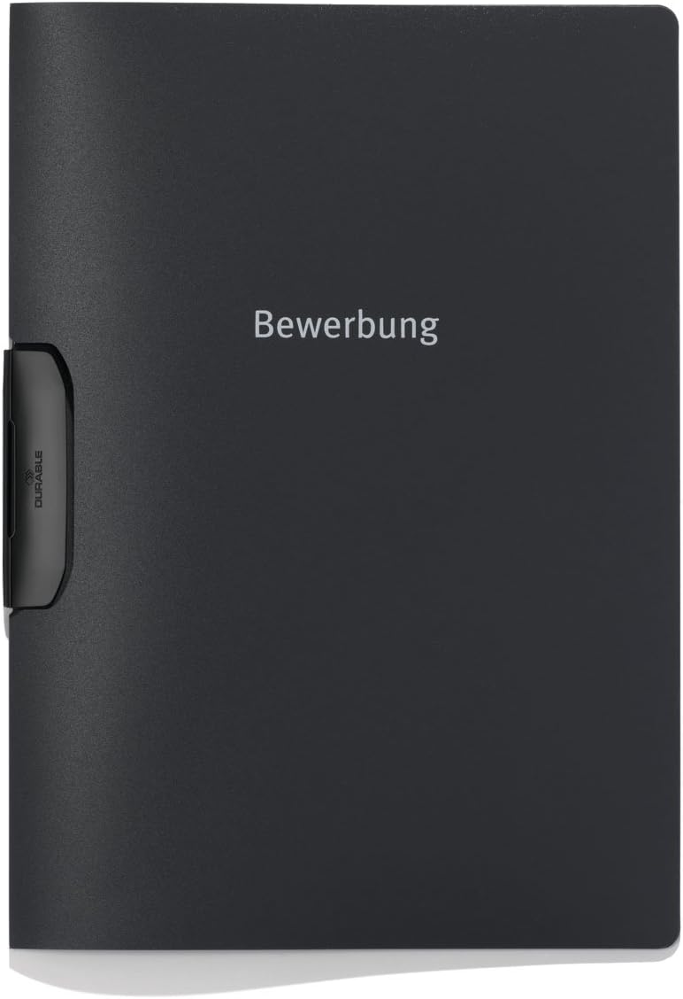 Durable 228957 Application Folder (Duraswing Job, Up to 30 Sheets A4) Pack of 5, Anthracite