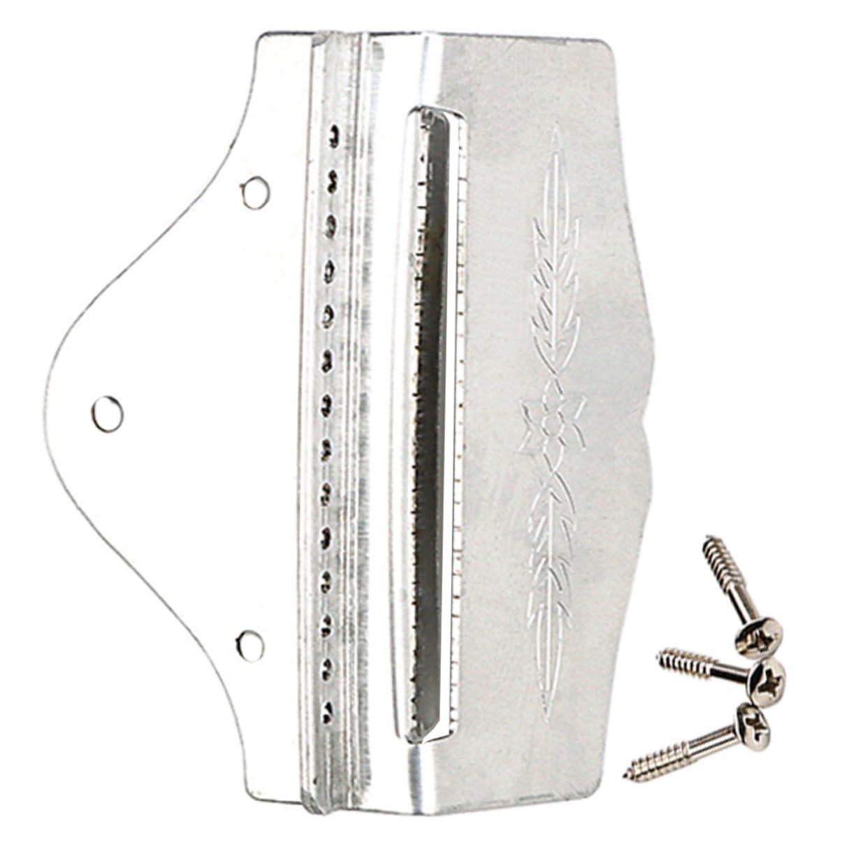 ERINGOGO String String Mandolin Tailpiece Metal Construction for Enhanced Tone Volume Durable Lightweight Mandolin Part Easy Installation