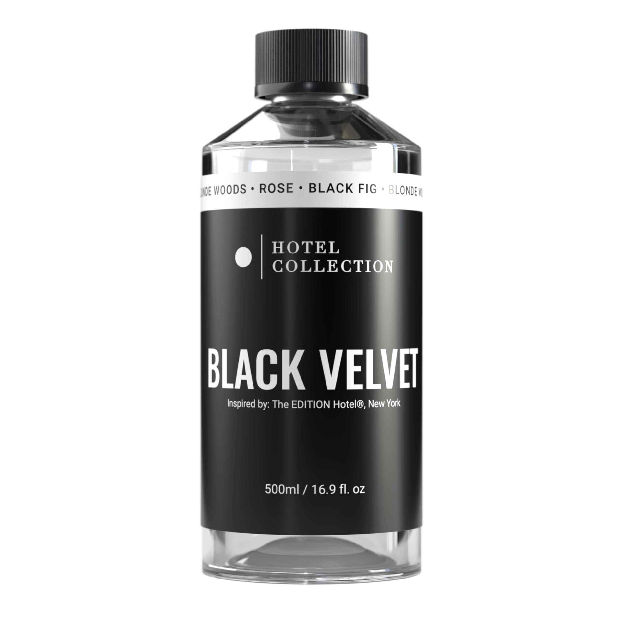 Hotel Collection Diffuser Oil - Black Velvet - Aromatherapy Essential Fragrance Oil - Blonde Woods, Rose, and Black Fig - 500ML 16.9 Fl oz