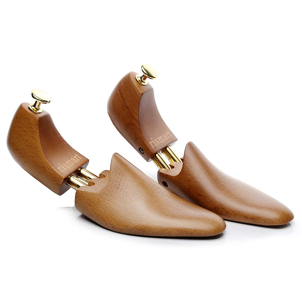 rismart Madera de haya Horma de Zapatos, Zapatos sin arrugas Moldeador para cuidar tu calzado