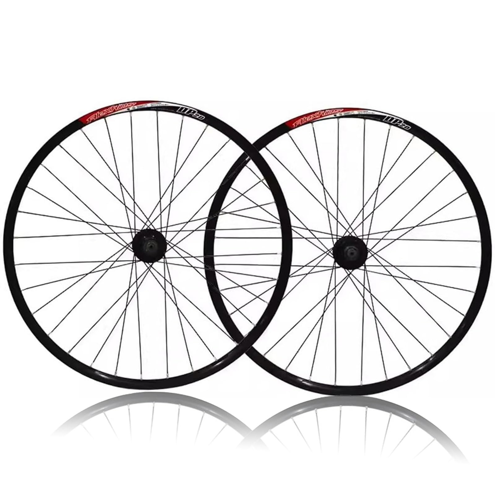26-calowy zestaw kół do roweru górskiego, przednie i tylne koło 100/135 mm, szybkozłączka, hamulce tarczowe, ultralekka felga aluminiowa, 32 otwory, pasuje do kaset 7-, 8- i 9-rzędowych