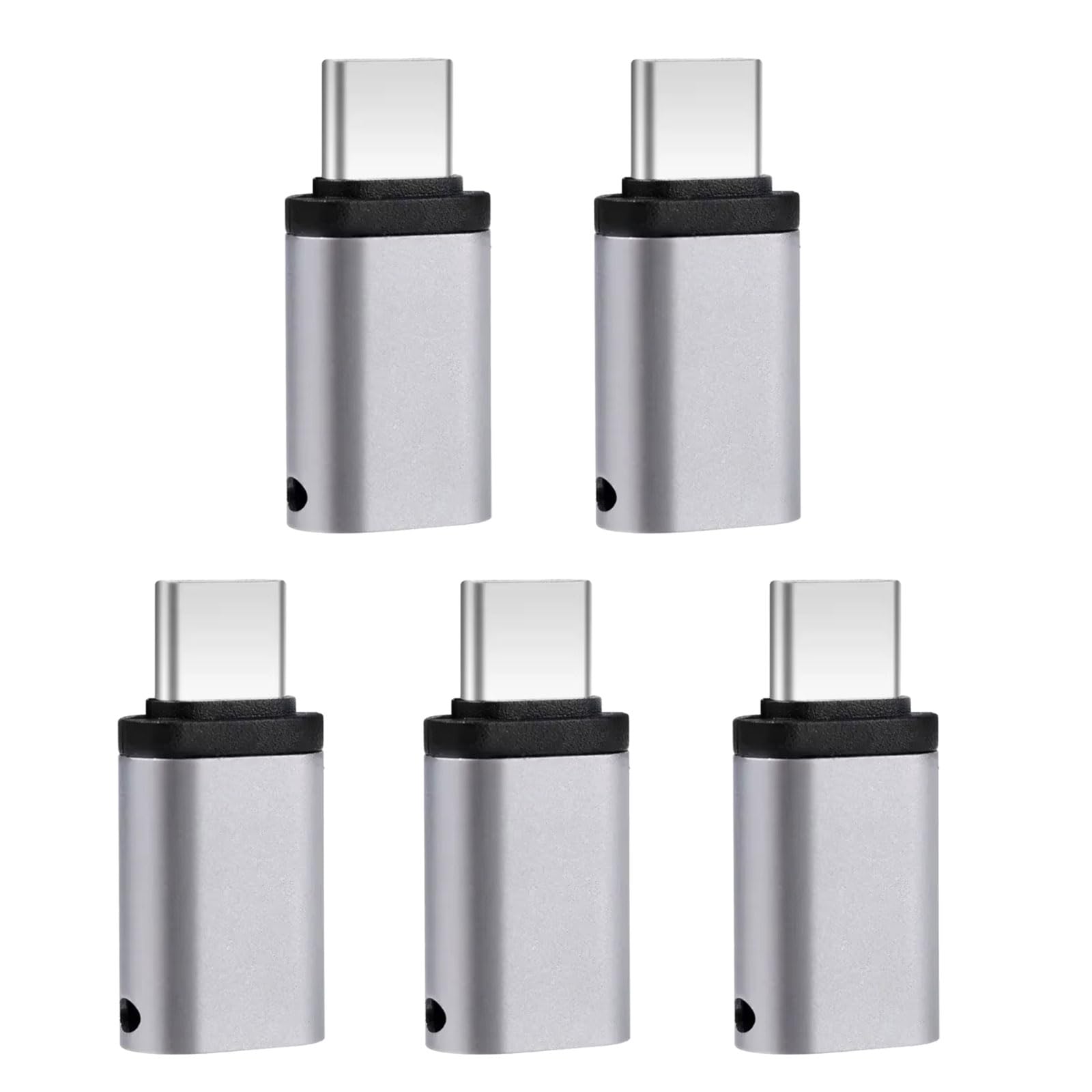 Ywmsfl Aluminum Alloy 8Pin Female to Type C Male Adapter for Device Connectivitys and Fast Charging