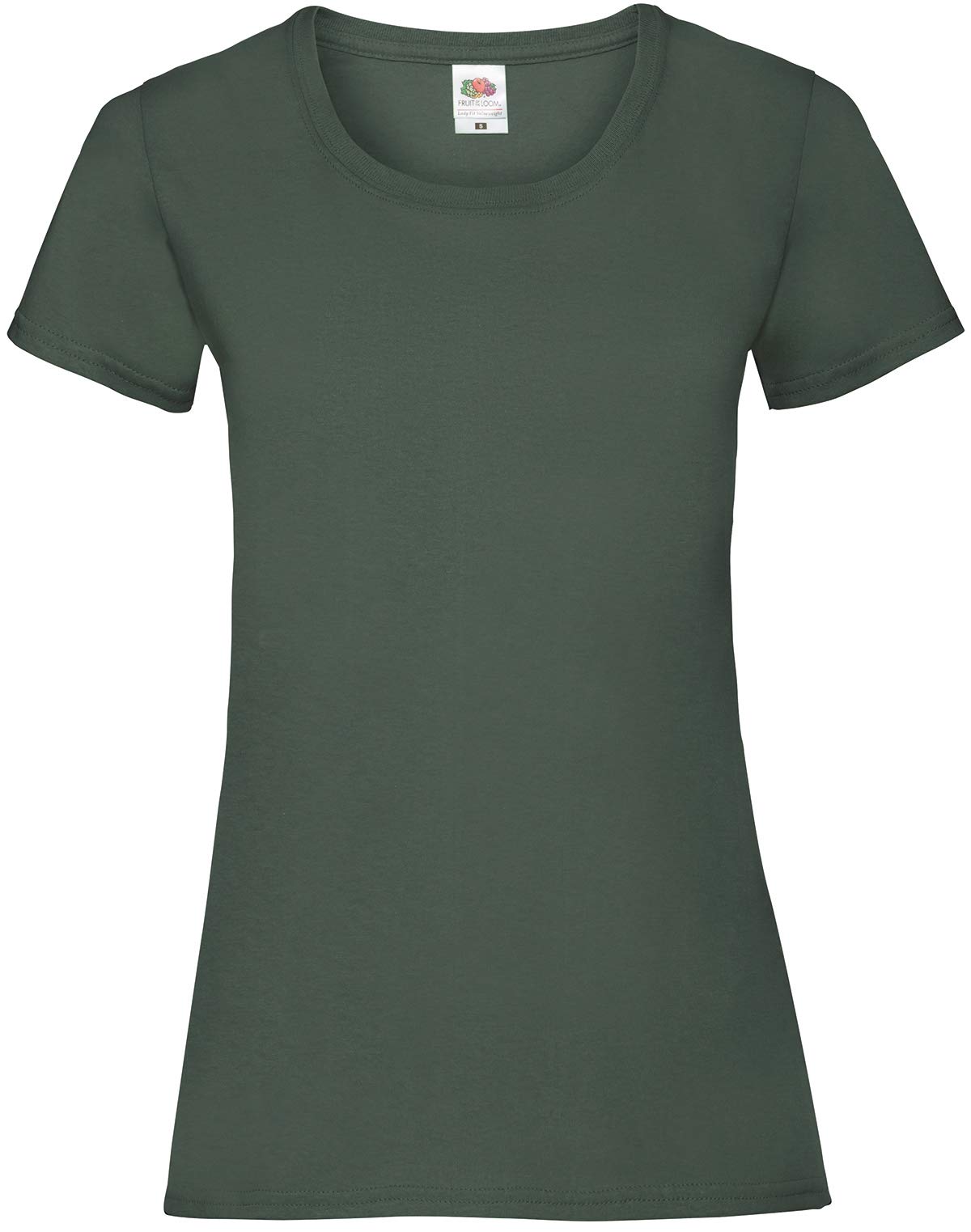 Fruit of the Loom Women's Valueweight Short Sleeve T-Shirt, Bottle Green, 18 (Manufacturer Size:XX-Large)