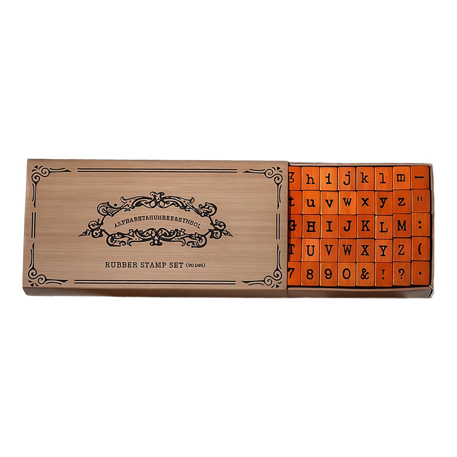 70Pcs Letter Number Symbol Stamper Wood Rubber Craft Stamper for Card Making Scrapbooking Invitation Decoration Craft Seal Collection