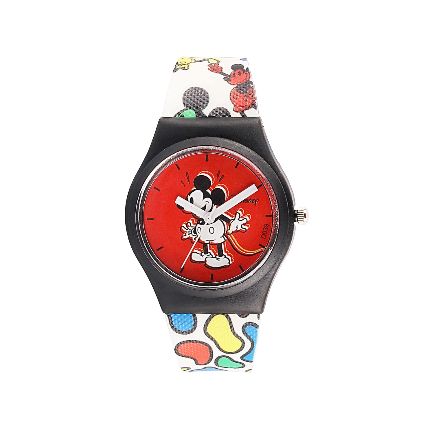 Disney Mickey Mouse Wrist Watch Red Mickey Round Analogue Wrist Watch Multicolor Kids Birthday Gift For Boy Girl Age 3 to 12 Years (B09NQ6FFHC) Amazon Price History, Amazon Price Tracker