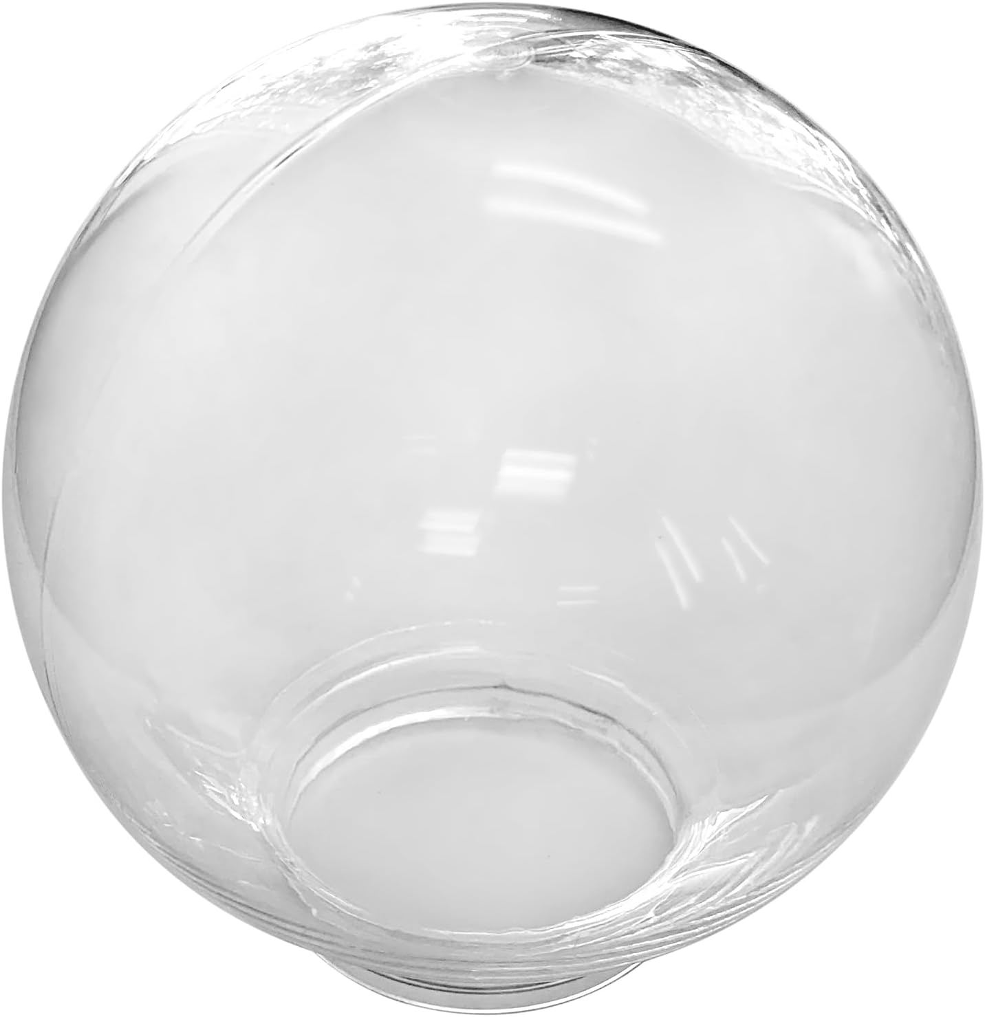 (Case of 4)Beam Lighting 6-inch Clear Acrylic Replacement Globe - Cover for Ceiling, Wall Fixtures, Lamp Posts, or Streetlights