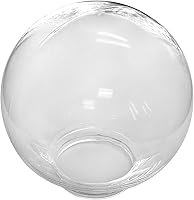 Vista 1 de Beam Lighting - Globo de repuesto acrílico transparente de 6 pulgadas, cubierta para techo, accesorios de pared, postes de lámpara o farolas