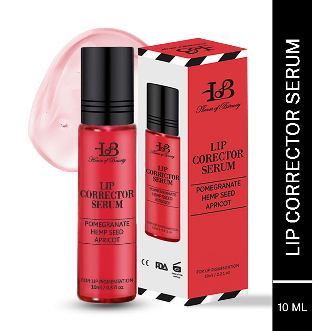 HOUSE OF BEAUTY Lip Color Corrector Serum | Enriched with Pomegranate, Hemp Seed & Apricot | Lip Pigmentation | Unisex (10ml) - Image 5 thumbnail