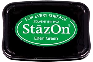 Tsukineko StazOn Eden Green Solvent Ink Pad
