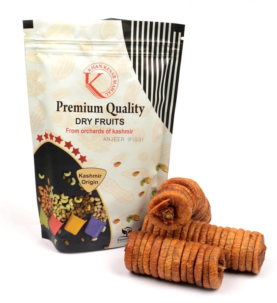 See full amazon price history chart for KHAN KESAR MAHAL Dried Anjeer Rich source of Fibre Calcium & Iron | Low in calories and Fat Free - 500 GM KHAN KESAR MAHAL Dried Anjeer Rich source of Fibre Calcium & Iron | Low in calories and Fat Free - 500 GM (B0CNGK5N84) Amazon Price History, Amazon Price Tracker
