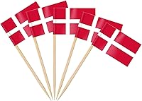 Vista 31 de AhfuLife 200 palillos de dientes con bandera colombiana, palillos de cóctel, mini adornos de bandera colombiana para cupcakes para Copa del Mundo