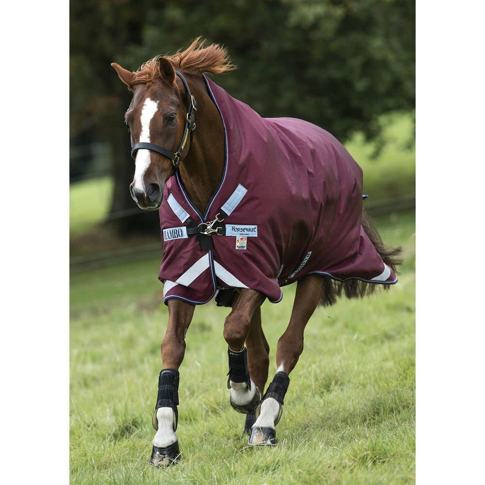 Couverture imperméable Rambo Wug Turnout Lite 50g Horseware pour cheval de pré