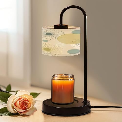 Miniatura 15 de Lámpara calentadora de velas con temporizador y atenuador, rejilla retro de los años 70, calentador de cera derretida con 4 bombillas, regalos de