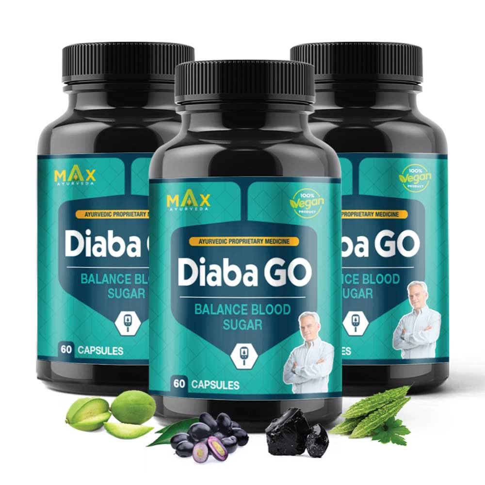 Max Ayurveda Diaba Go For Balance Blood Sugar (180 Capsule)