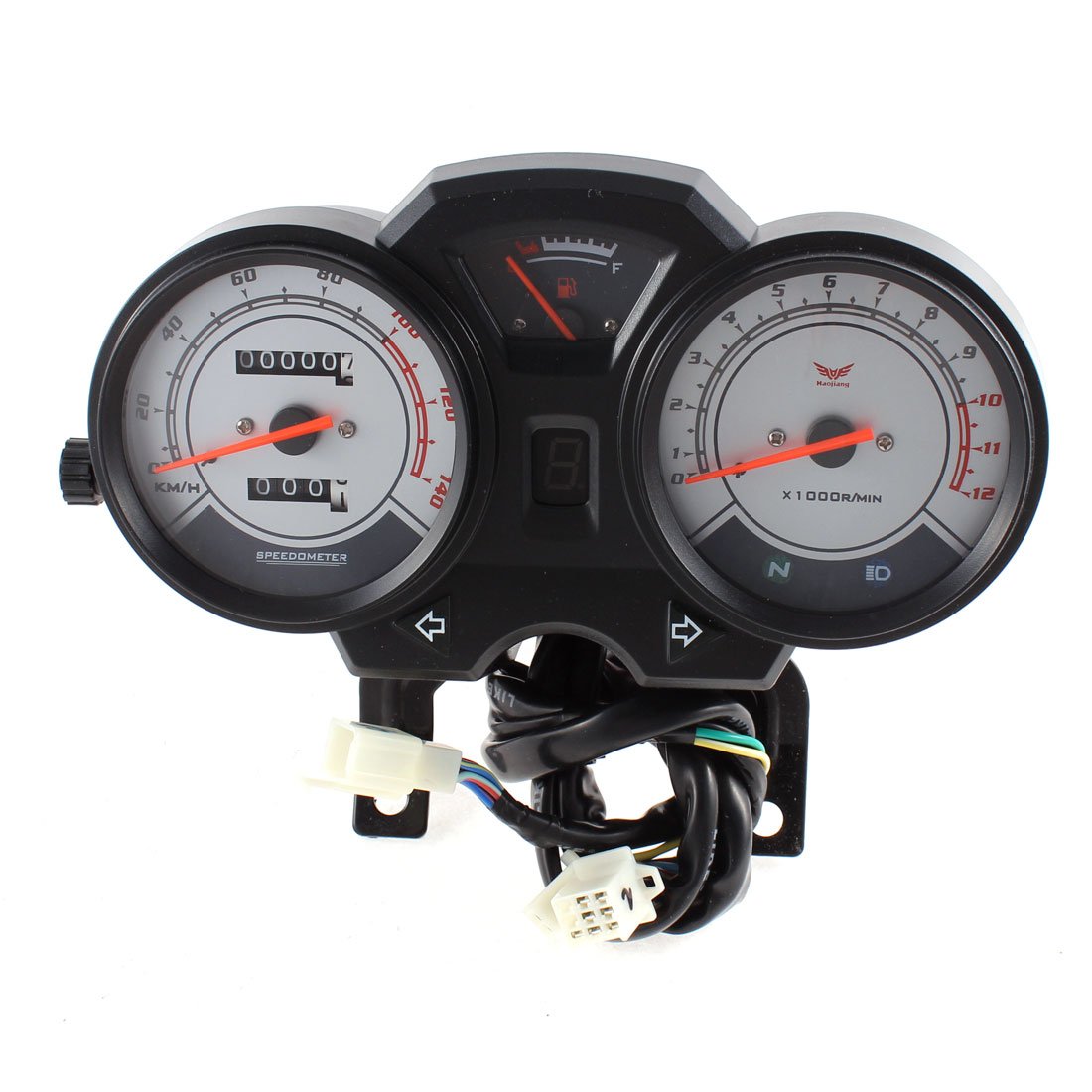 Ruilogod 0-140km / h Tachimetro del motociclo Cluster Gauge
